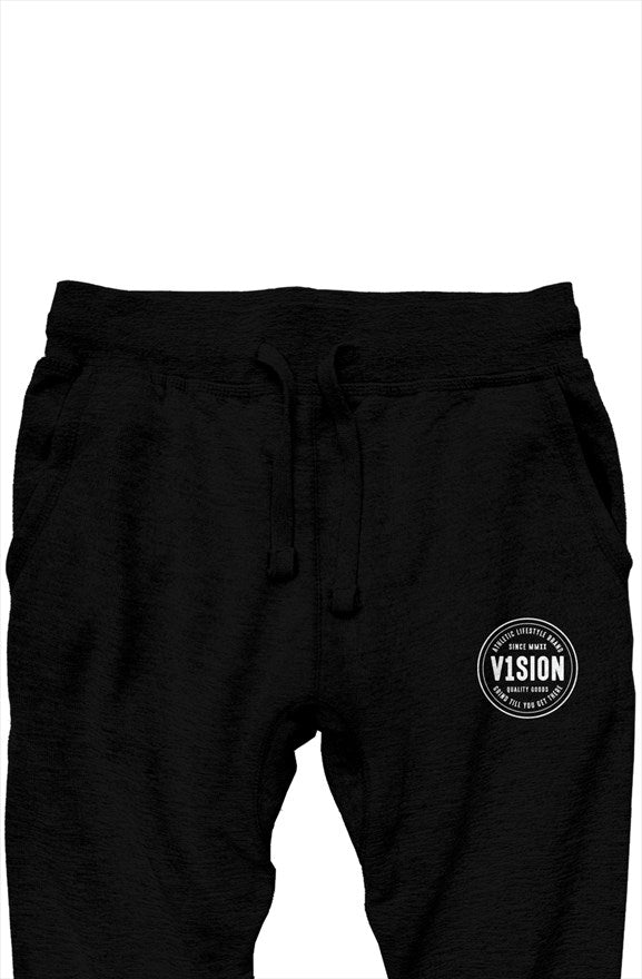"Grind Till You Get There" Premium Joggers "Black" - V1SION Athletic Lifestyle