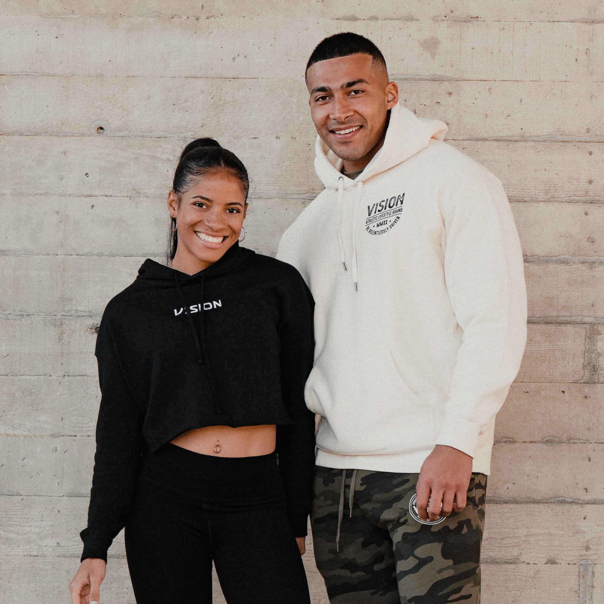 Signature V1SION Lightweight Cropped Hoodie &quot;Black&quot;