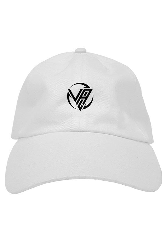 White V1SION Premium Dad Hat - V1SION Athletic Lifestyle