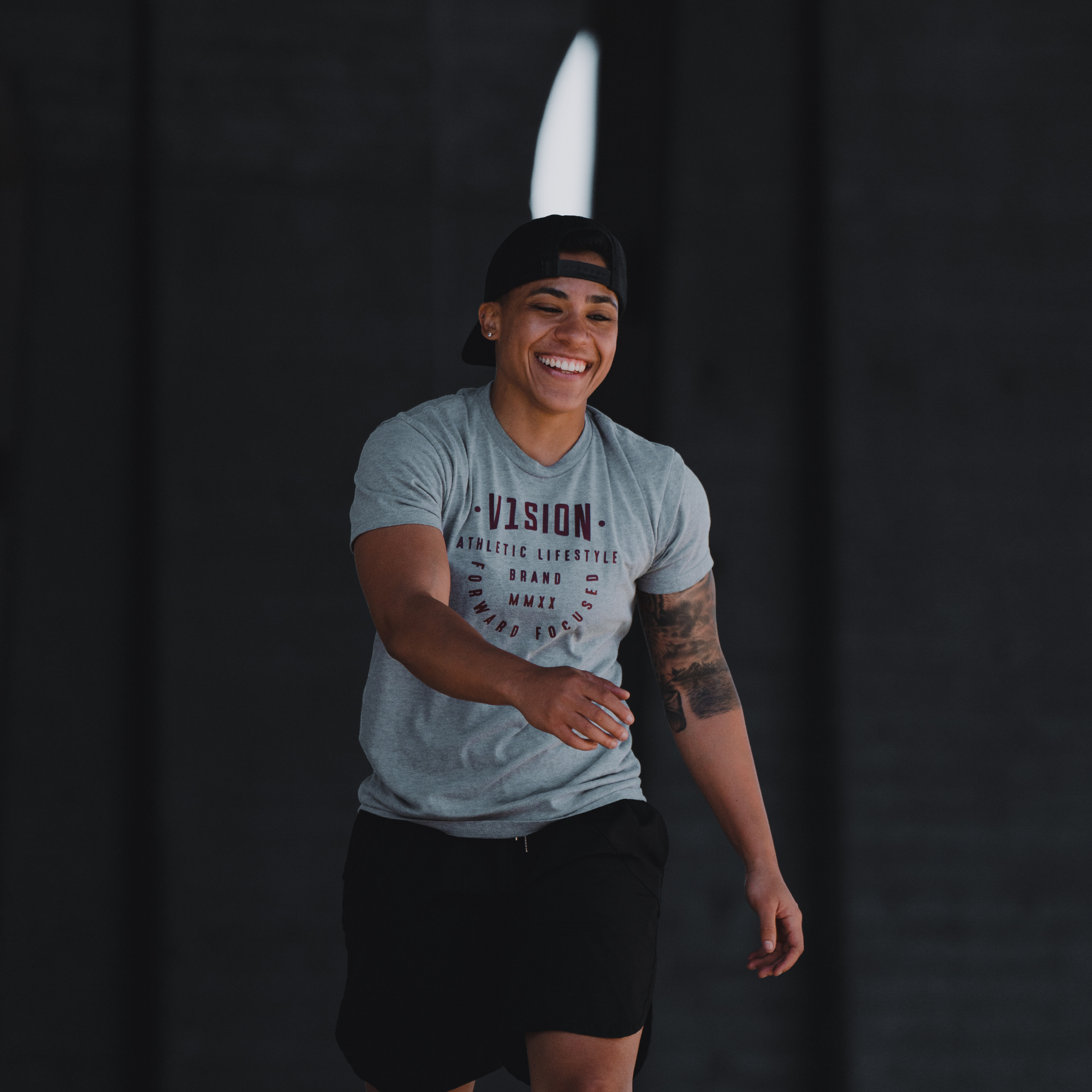 &quot;Forward Focused&quot; Fitted Tee