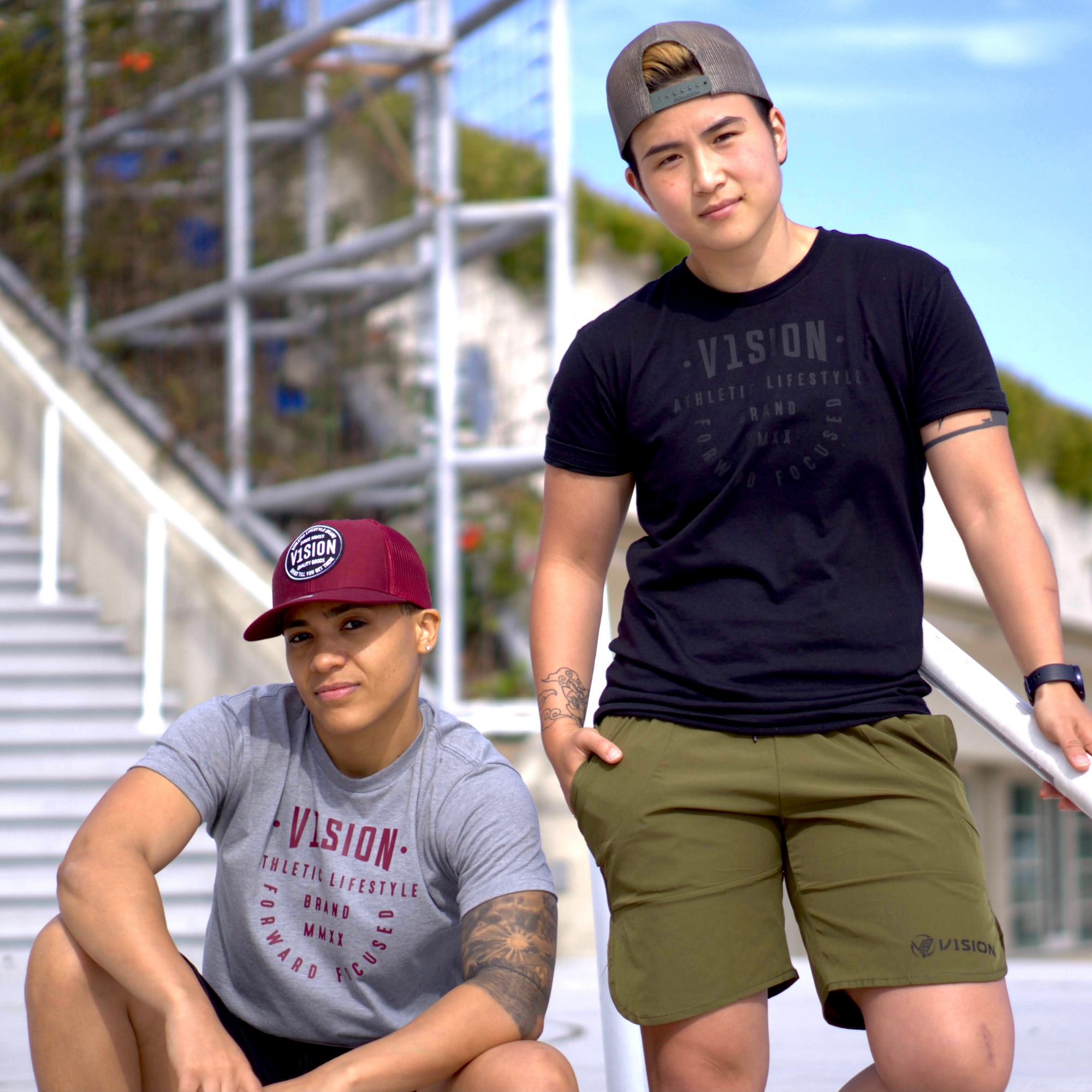 &quot;Forward Focused&quot; Fitted Tee - V1SION Athletic Lifestyle