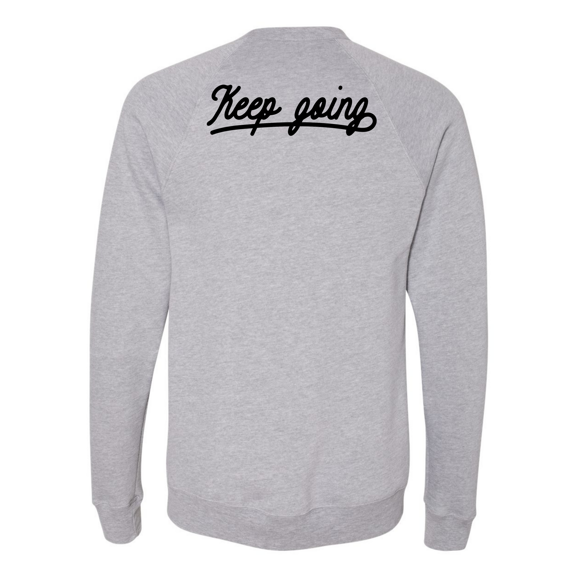 &quot;Forward Focused&quot; Lightweight Crewneck Sweatshirt &quot;Athletic Heather&quot; - V1SION Athletic Lifestyle