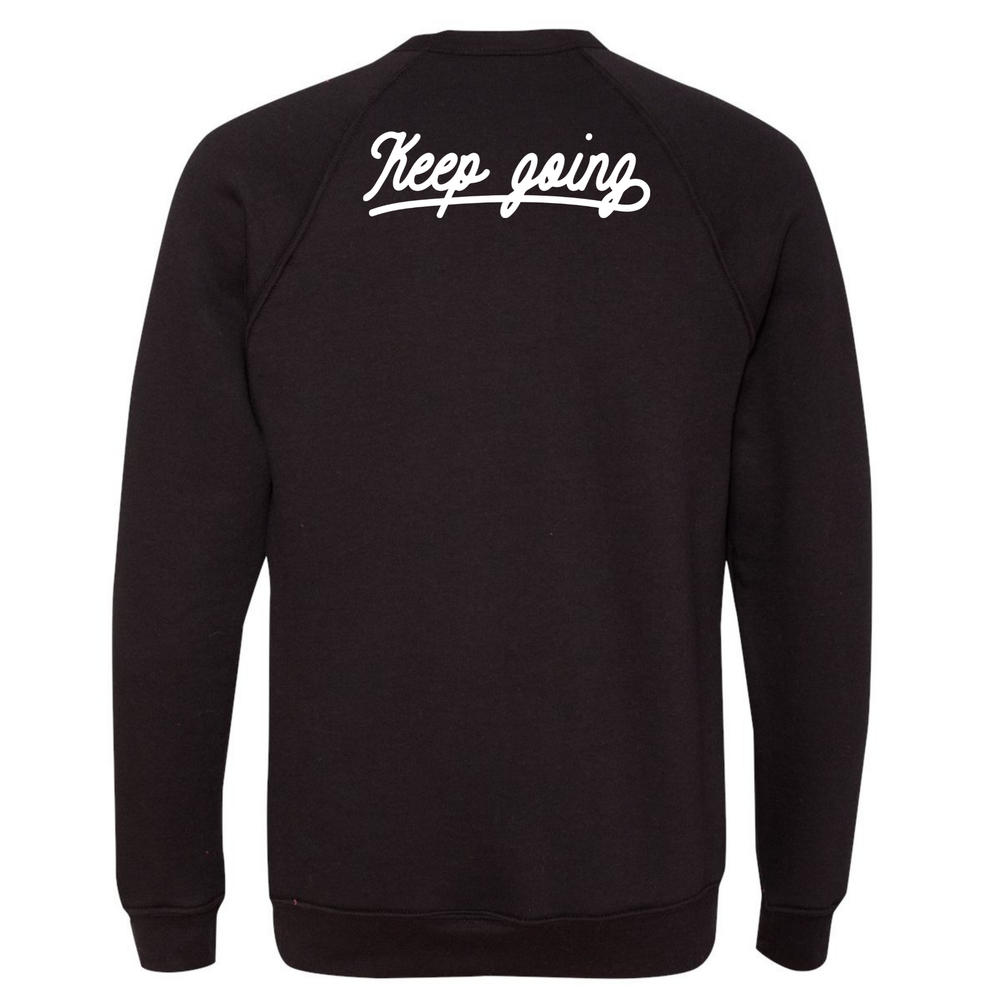 &quot;Forward Focused&quot; Lightweight Crewneck Sweatshirt &quot;Black&quot; - V1SION Athletic Lifestyle