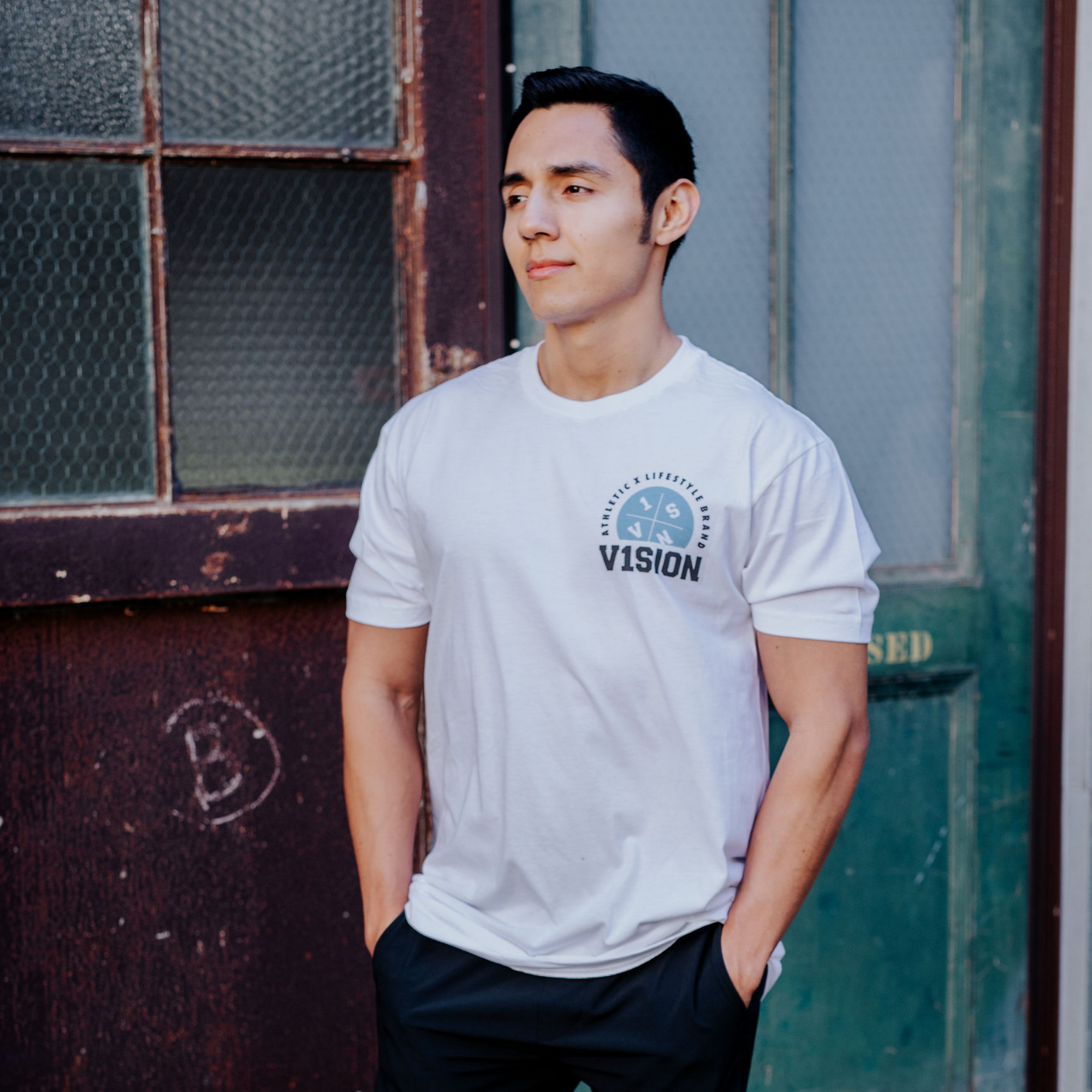 &quot;Infinity&quot; Premium Crewneck Tee - V1SION Athletic Lifestyle