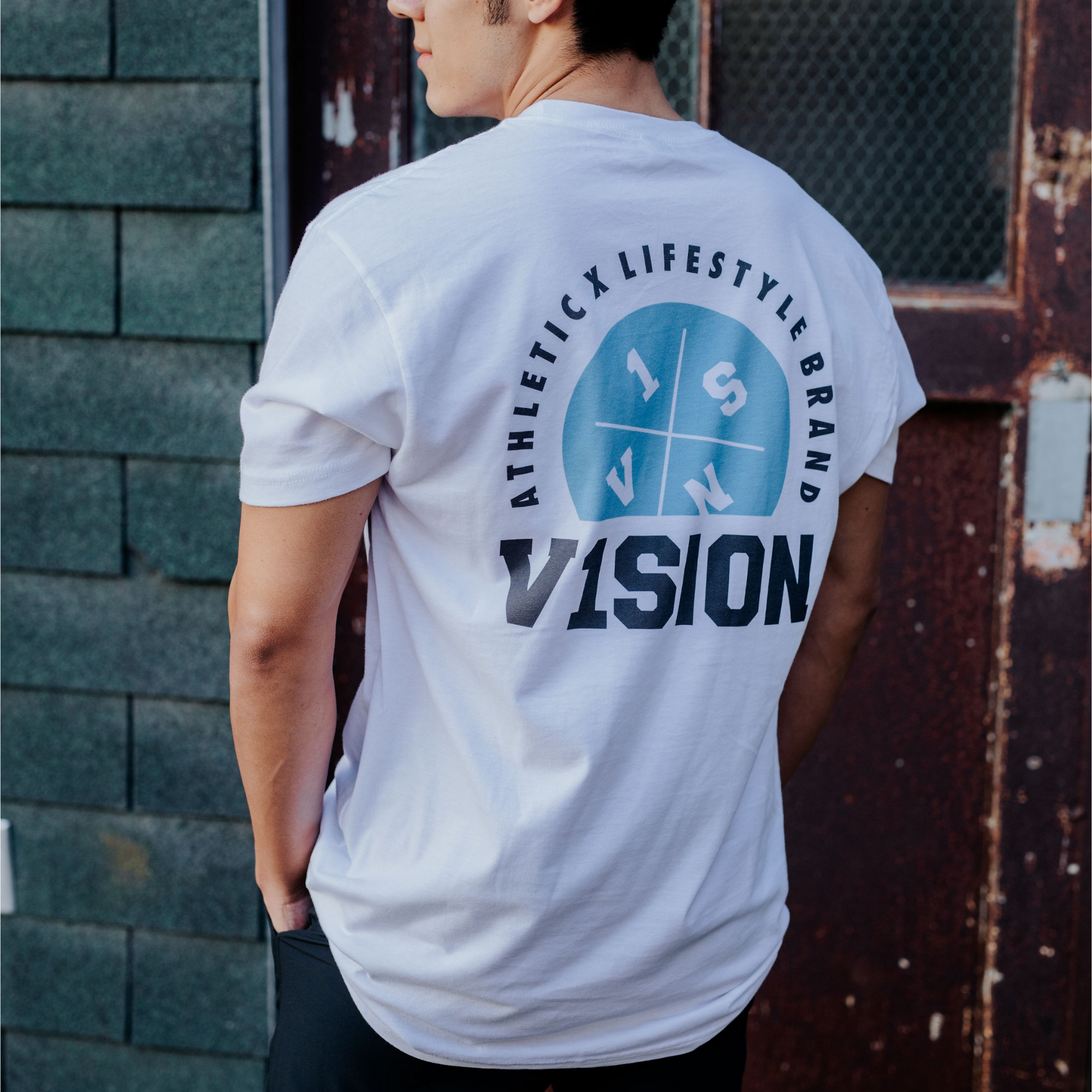 &quot;Infinity&quot; Premium Crewneck Tee - V1SION Athletic Lifestyle