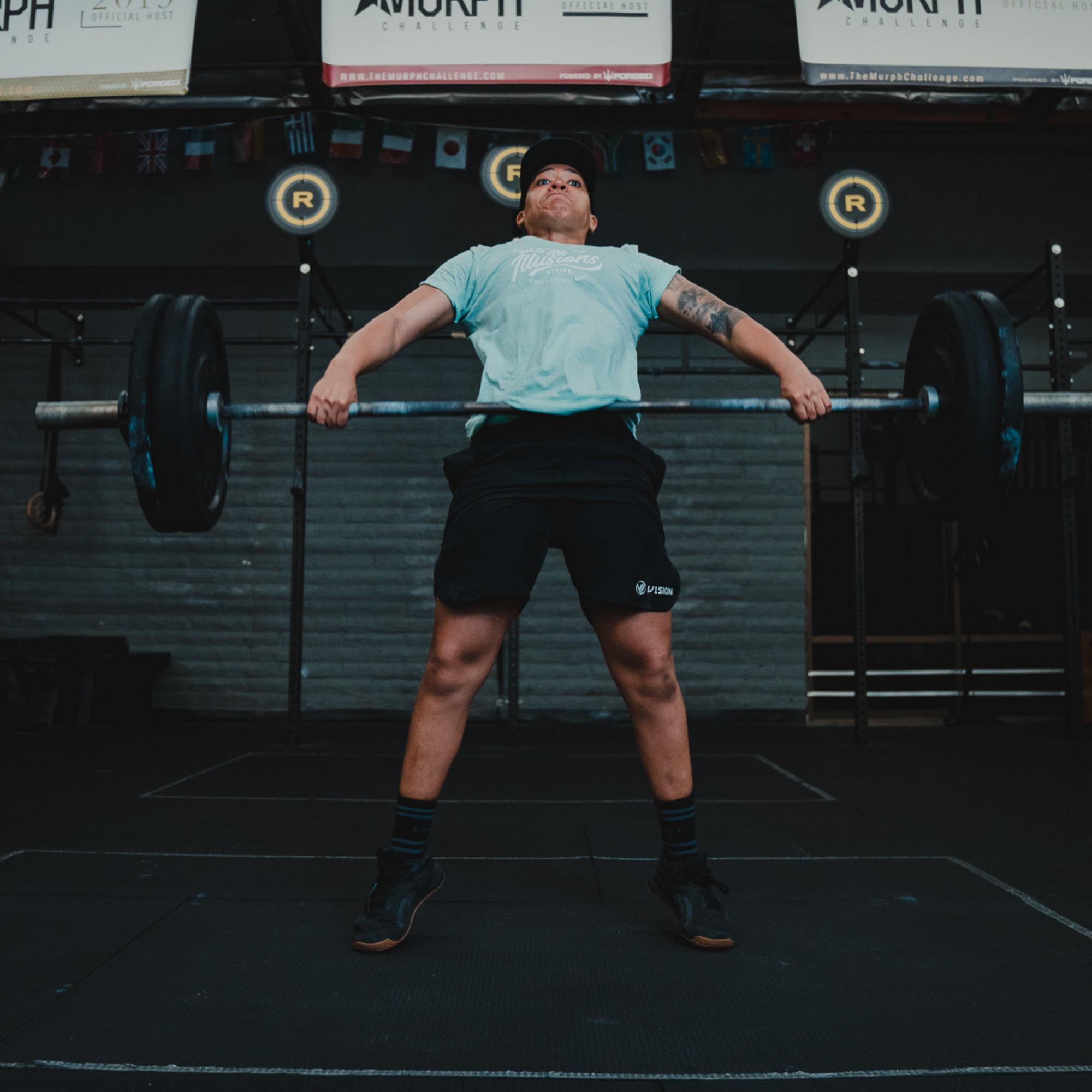 &quot;Limits are Illusions&quot; Fitted Tee - V1SION Athletic Lifestyle