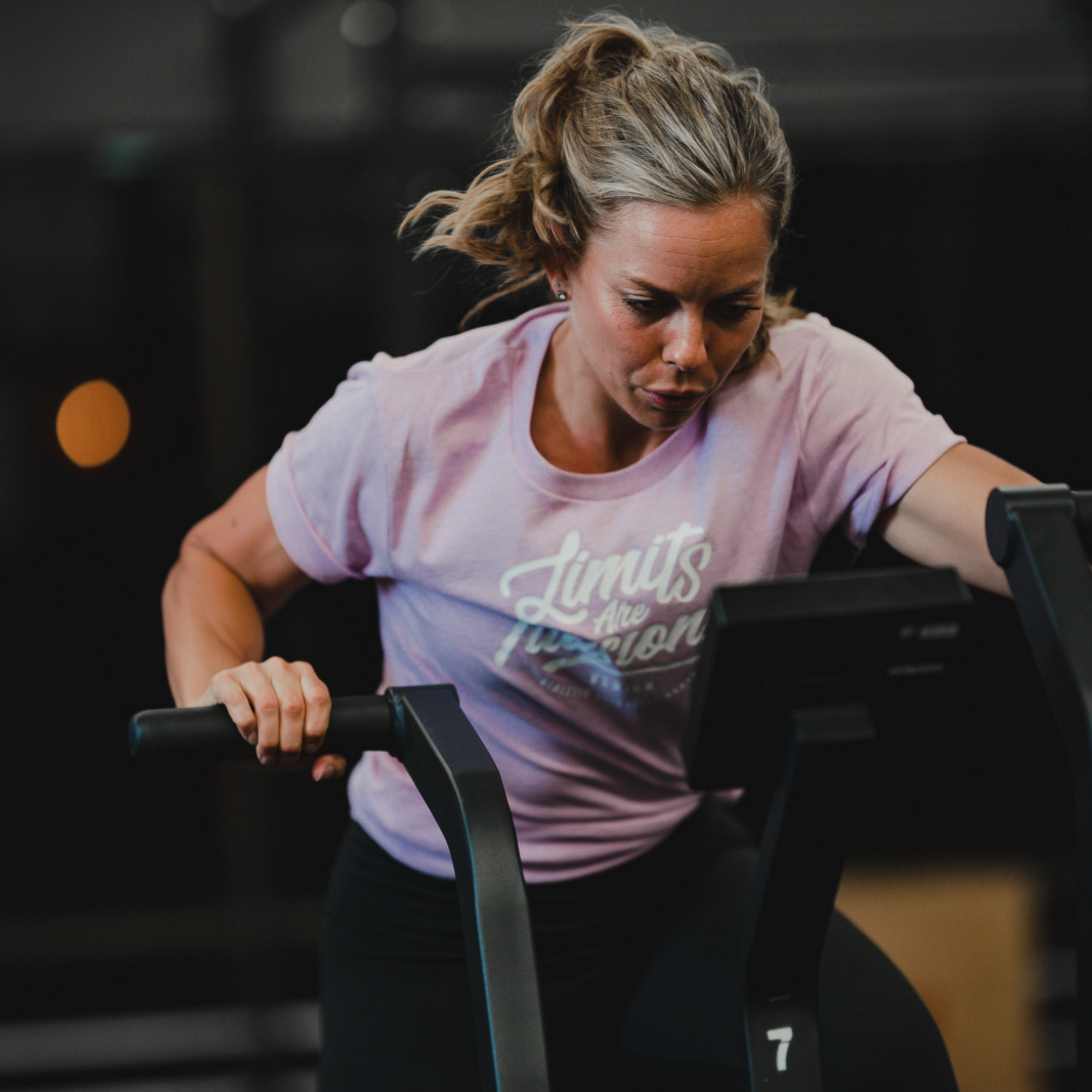 &quot;Limits are Illusions&quot; Fitted Tee - V1SION Athletic Lifestyle