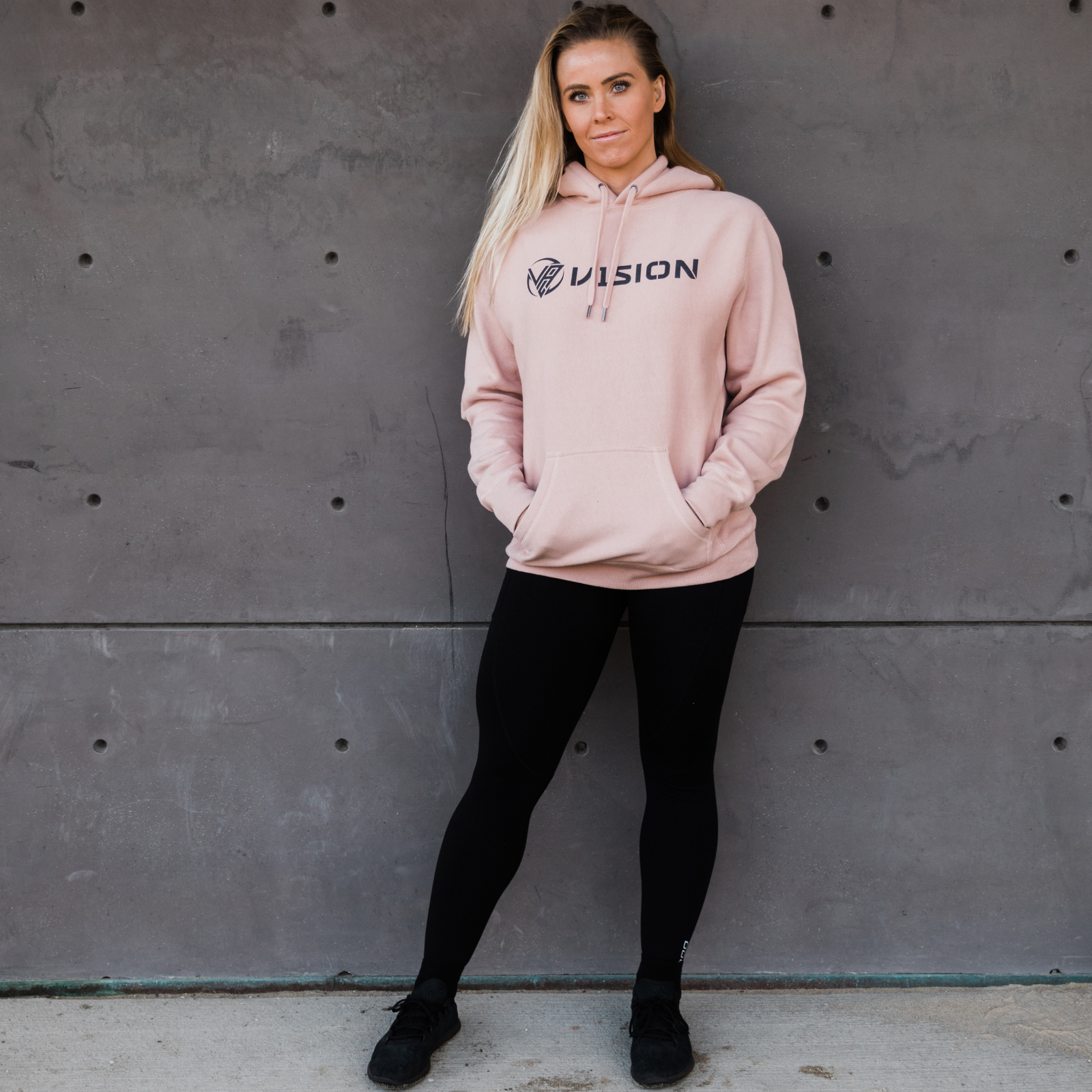 Alpha V1SION Heavyweight Cross Grain Sweatshirt "Pink" - V1SION Athletic Lifestyle