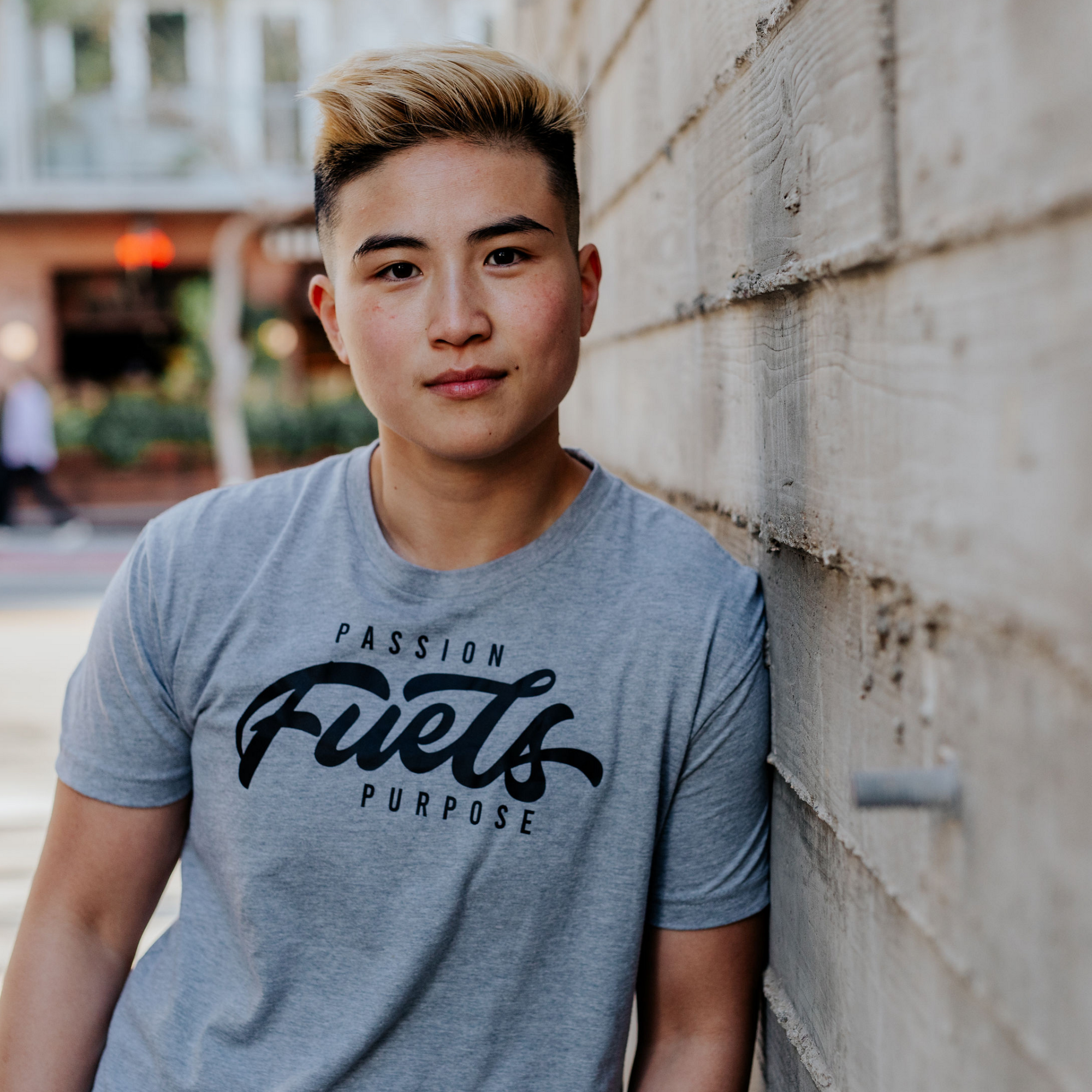 &quot;Passion Fuels Purpose&quot; Fitted Tee - V1SION Athletic Lifestyle