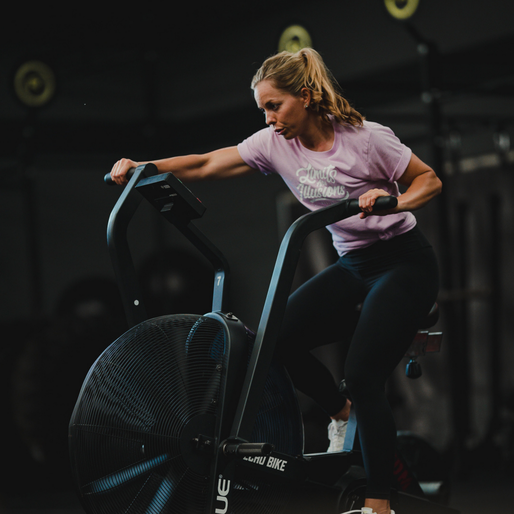 &quot;Limits are Illusions&quot; Fitted Tee - V1SION Athletic Lifestyle