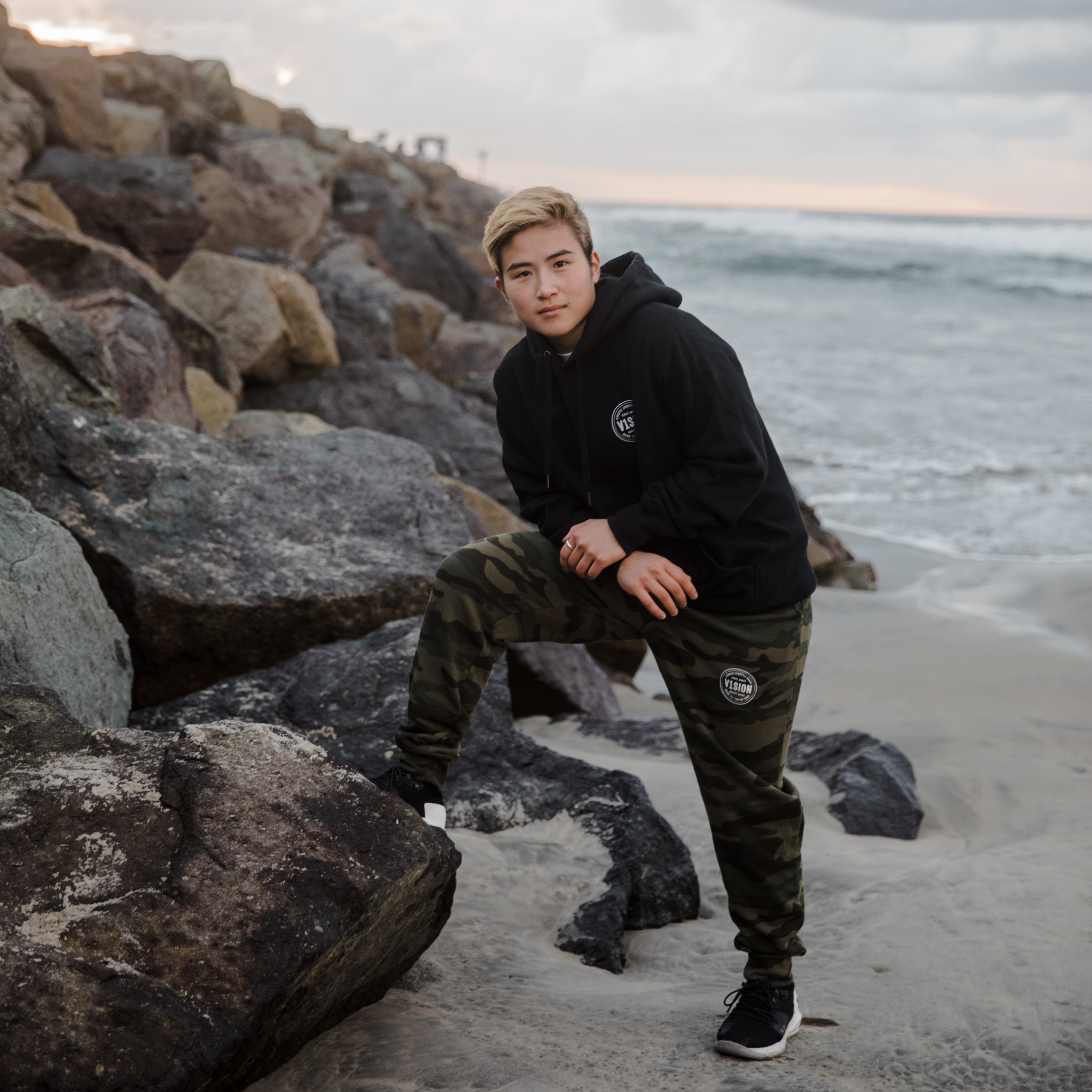 &quot;Grind Till You Get There&quot; Premium Joggers &quot;Camo&quot; - V1SION Athletic Lifestyle