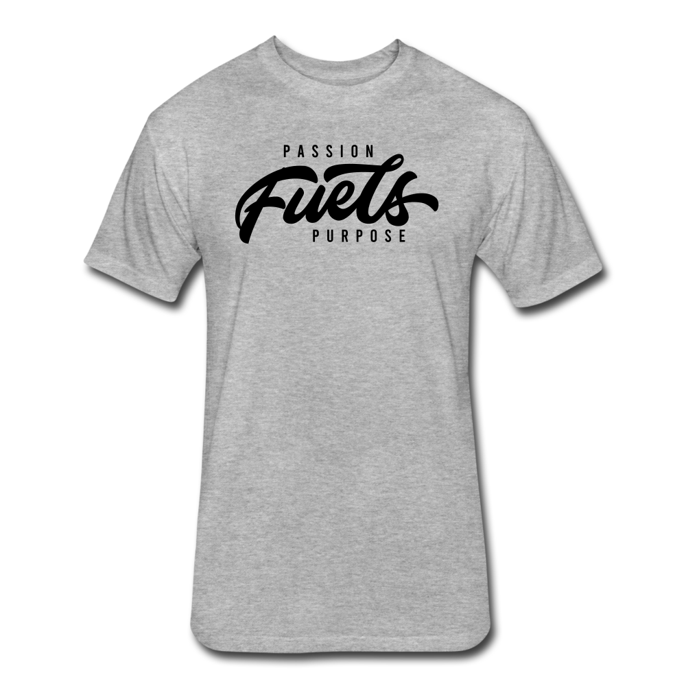 &quot;Passion Fuels Purpose&quot; Fitted Tee - V1SION Athletic Lifestyle