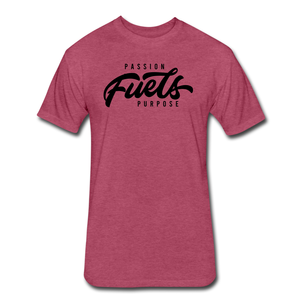 "Passion Fuels Purpose" Fitted Tee - V1SION Athletic Lifestyle