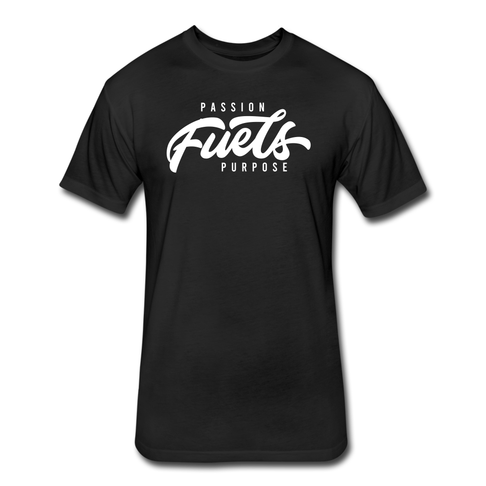 "Passion Fuels Purpose" Fitted Tee - V1SION Athletic Lifestyle