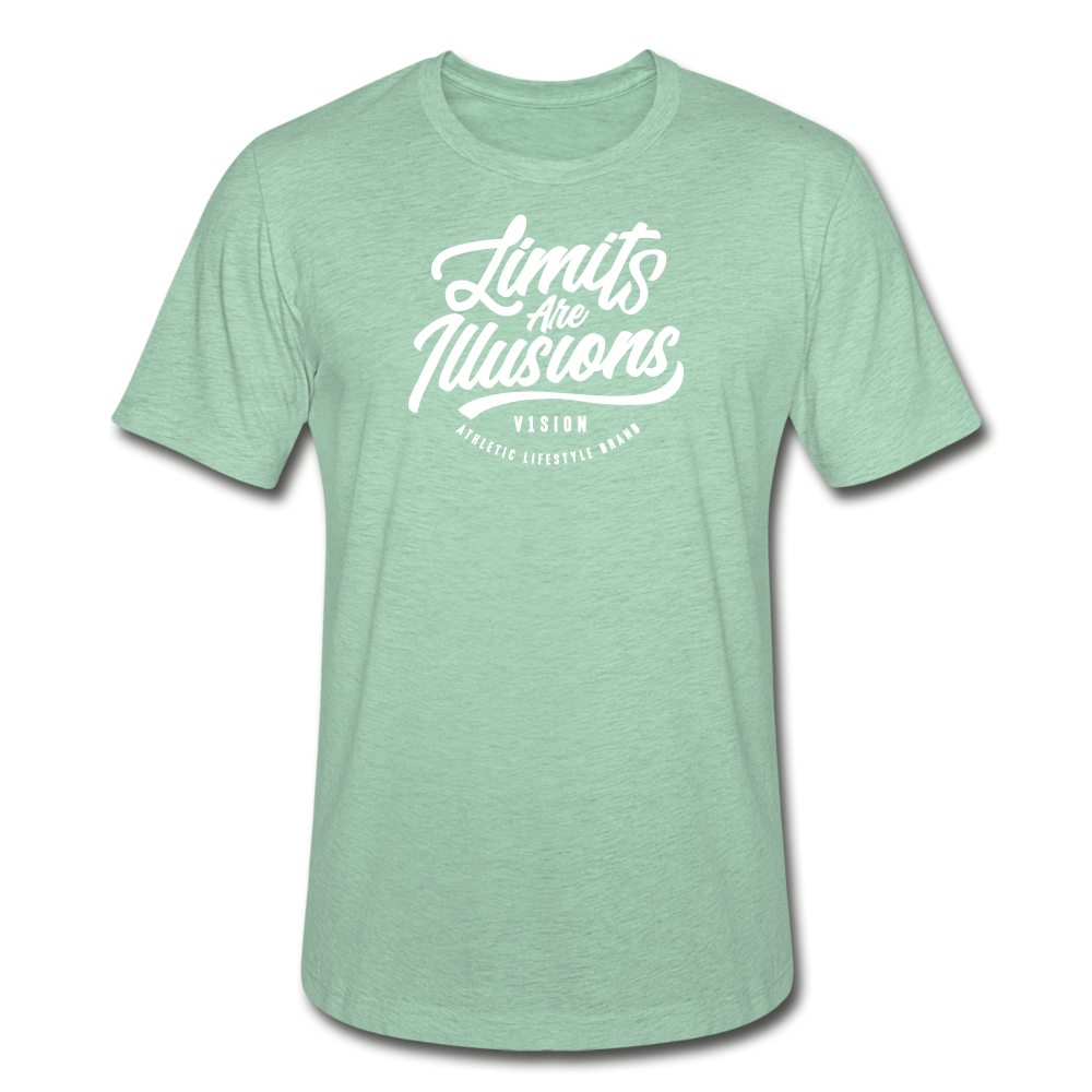 "Limits are Illusions" Fitted Tee - V1SION Athletic Lifestyle